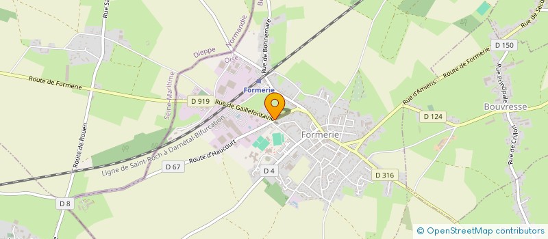 localisation de l'entreprise FREVIAL  FORMERIE