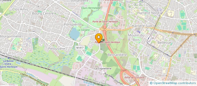 localisation de l'entreprise FREVIC  SAINT-HERBLAIN