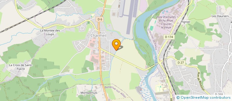 localisation de l'entreprise FREVICOR  CHARMEIL