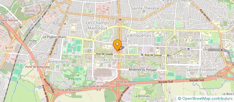 localisation de l'entreprise FREVILLE RENNES SUD  RENNES