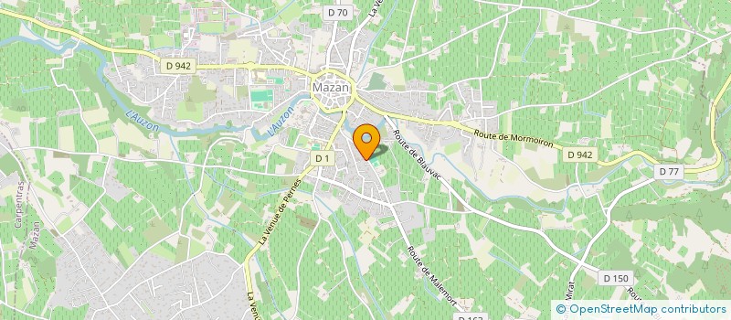 localisation de l'entreprise FREVOL  MAZAN