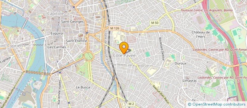 localisation de l'entreprise FREX à TOULOUSE
