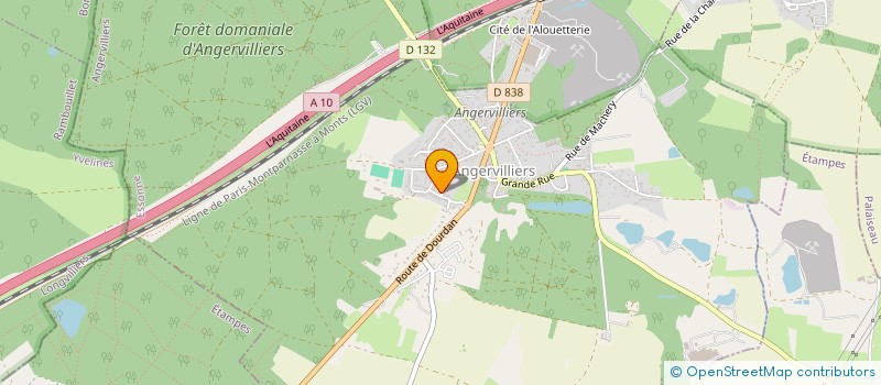 localisation de l'entreprise FREX IT à ANGERVILLIERS