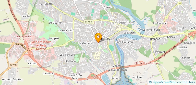 localisation de l'entreprise FREY RICH à AURAY