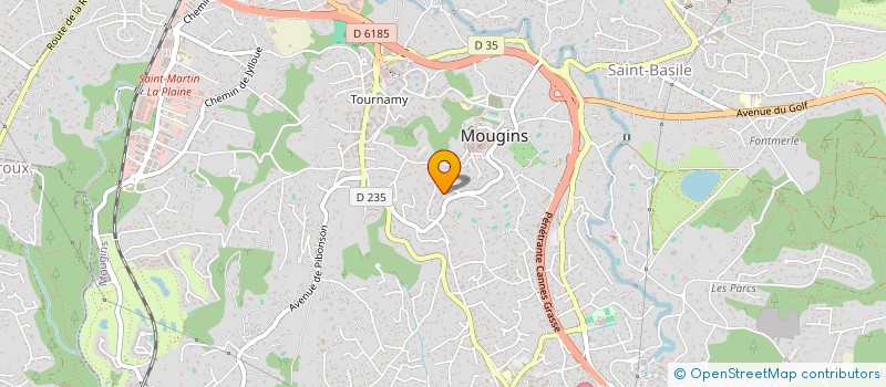 localisation de l'entreprise FREYA à MOUGINS
