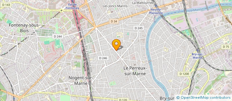 localisation de l'entreprise FREYA CONSEIL à LE PERREUX-SUR-MARNE