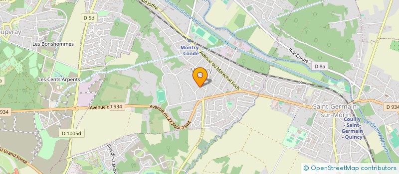 localisation de l'entreprise FREYCINET  SAINT-GERMAIN-SUR-MORIN