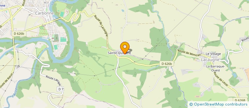 localisation de l'entreprise FREYDJAH.23.  CARBONNE