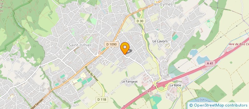 localisation de l'entreprise FREYJA à SAINT-ISMIER