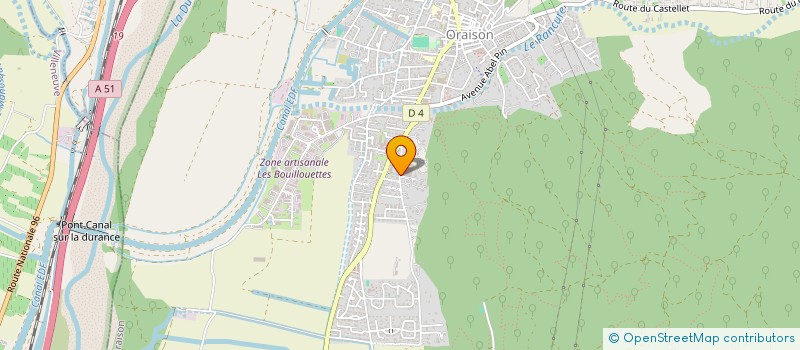 localisation de l'entreprise FREYJA  ORAISON