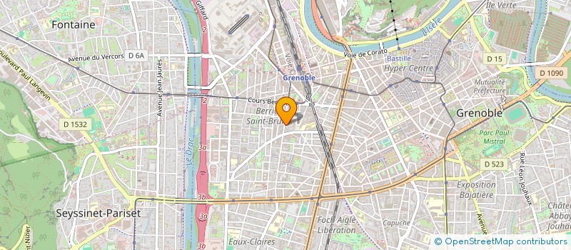 localisation de l'entreprise FREYJA  GRENOBLE