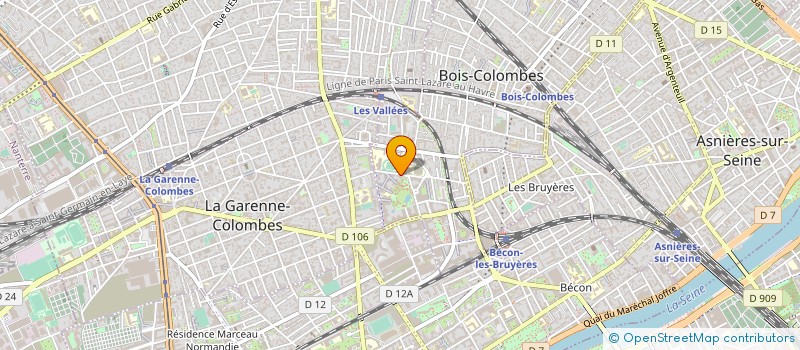 localisation de l'entreprise FREYJA SOL à BOIS-COLOMBES