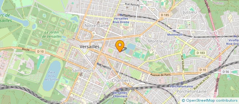 localisation de l'entreprise FREYJA SOLUTIONS à VERSAILLES