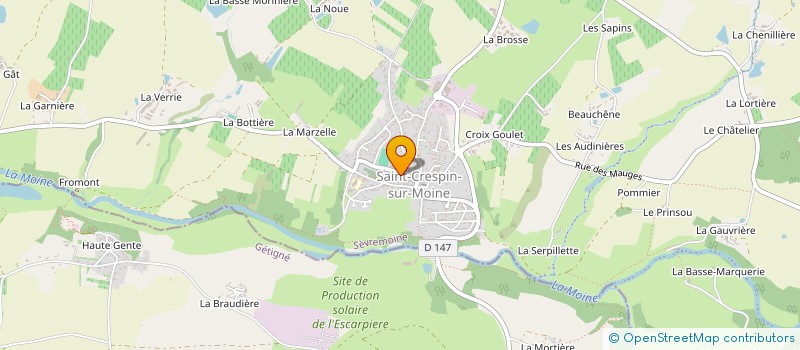 localisation de l'entreprise FREYLINGER-FLEURANCE à SEVREMOINE