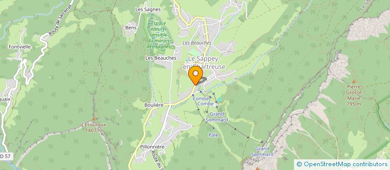 localisation de l'entreprise FREYR SERVICES à LE SAPPEY-EN-CHARTREUSE
