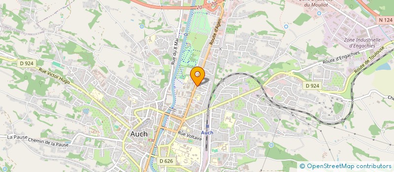 localisation de l'entreprise FREYTAG DIETETIQUE  AUCH