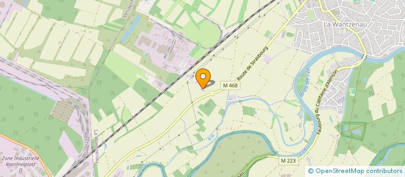 localisation de l'entreprise FREYTAG SERVICE à LA WANTZENAU
