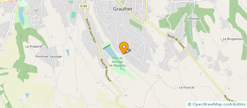 localisation de l'entreprise FREYVIC  GRAULHET