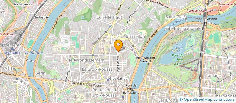 localisation de l'entreprise FREZET INDIVISION  LYON