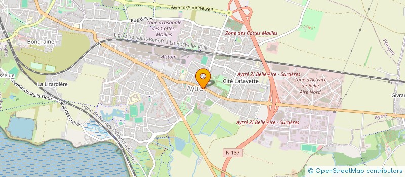 localisation de l'entreprise FREZQUIN  AYTRE