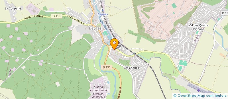 localisation de l'entreprise FREZY à BEYNES