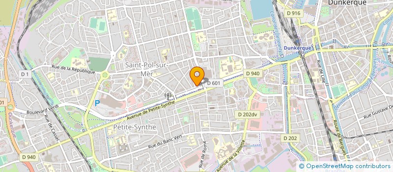 localisation de l'entreprise FRF à DUNKERQUE