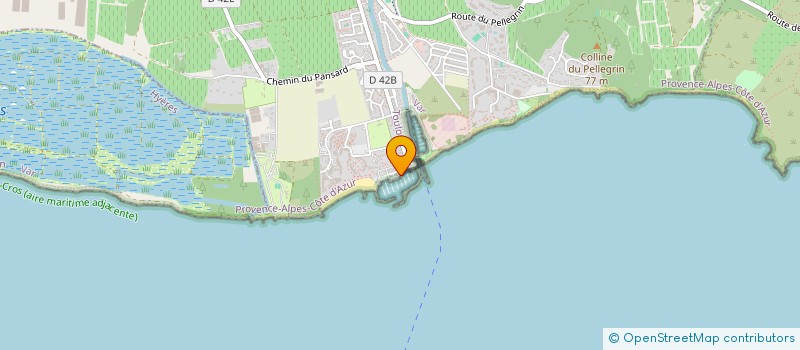 localisation de l'entreprise FRFL ALLIANCE  LA LONDE-LES-MAURES