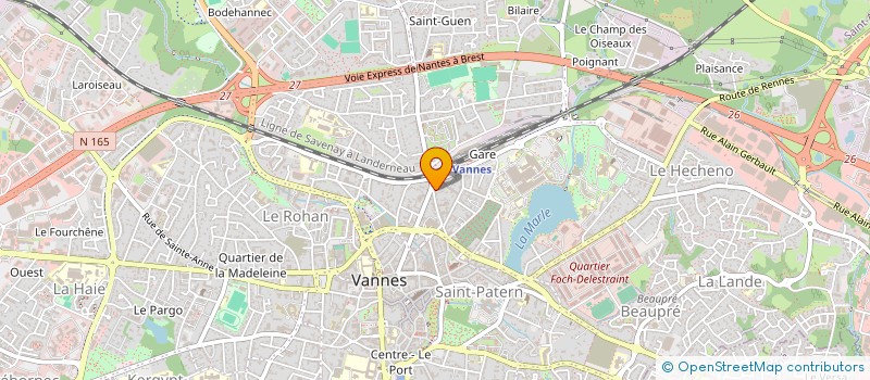 localisation de l'entreprise FRGA  VANNES