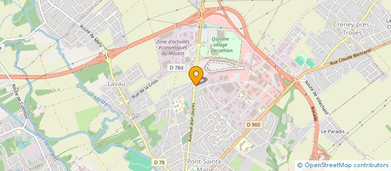 localisation de l'entreprise FRI  PONT-SAINTE-MARIE