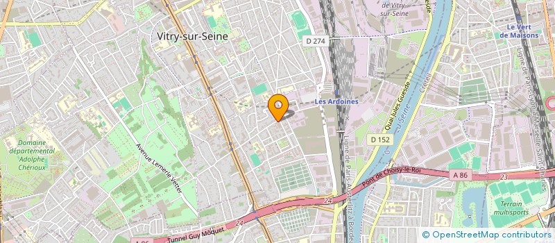 localisation de l'entreprise FRIAA PRIMEUR à VITRY-SUR-SEINE