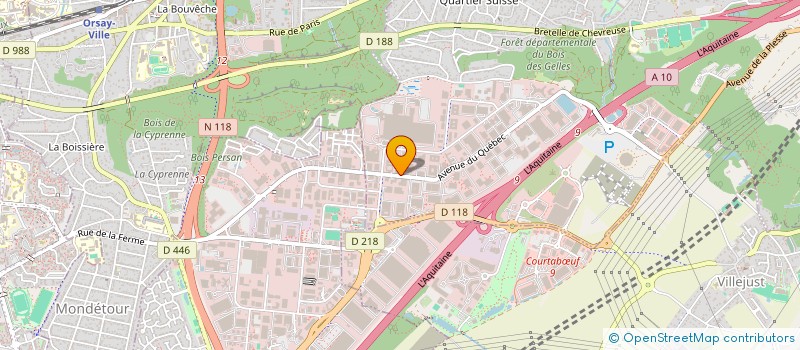 localisation de l'entreprise FRIANBIZ à VILLEBON-SUR-YVETTE