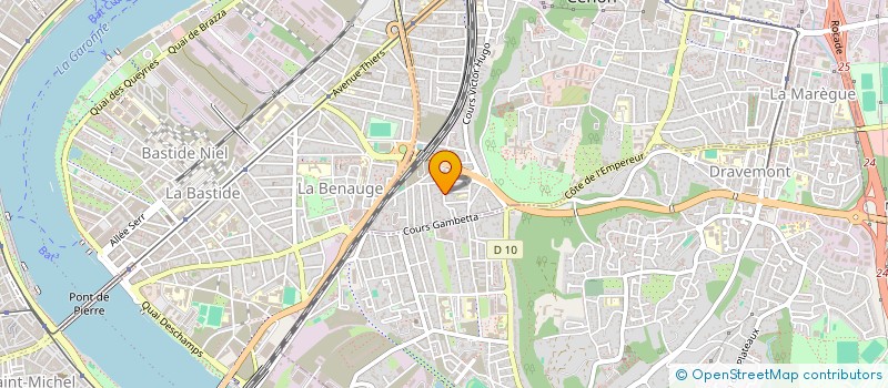 localisation de l'entreprise FRIANDELICES  CENON