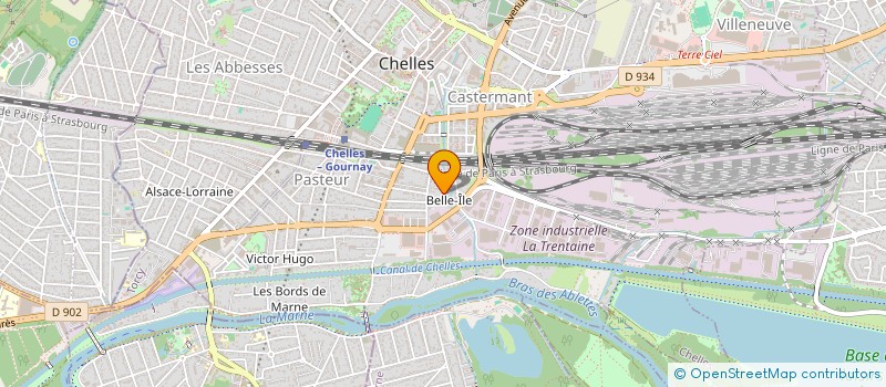 localisation de l'entreprise FRIANDISES MUSICALES  CHELLES