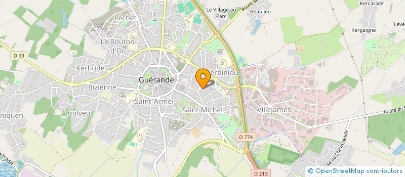localisation de l'entreprise FRIARD  GUERANDE