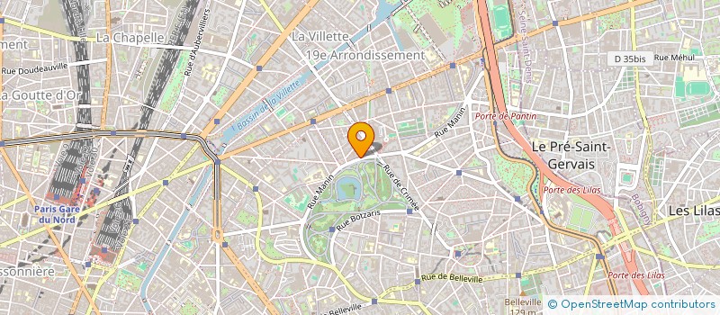 localisation de l'entreprise FRIBOK à PARIS