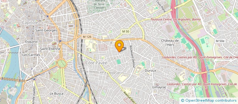 localisation de l'entreprise FRIC  TOULOUSE