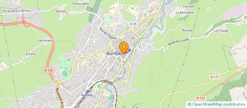 localisation de l'entreprise FRIC OLIVIER à AURILLAC