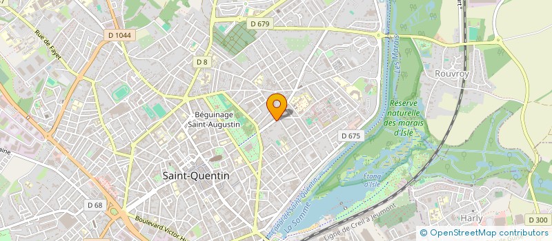 localisation de l'entreprise FRICADELLE à SAINT-QUENTIN