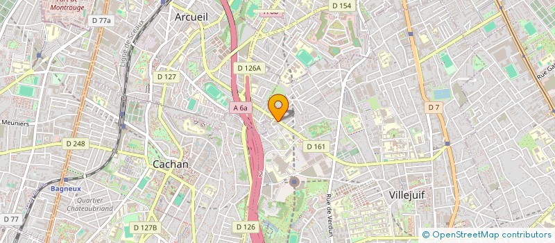 localisation de l'entreprise FRICAIN  VILLEJUIF