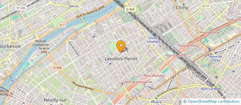 localisation de l'entreprise FRICAUDET LARROUMET SALOMONI à LEVALLOIS-PERRET