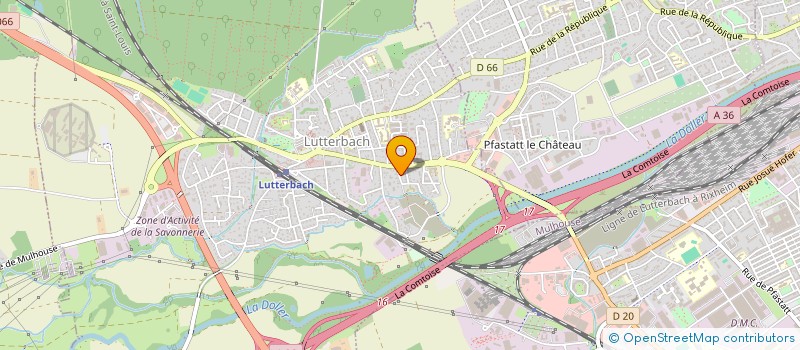 localisation de l'entreprise FRICOR  LUTTERBACH