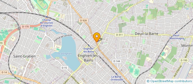 localisation de l'entreprise FRICOTEAUX  MONTMORENCY