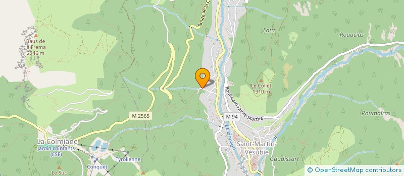 localisation de l'entreprise FRIDA  SAINT-MARTIN-VESUBIE