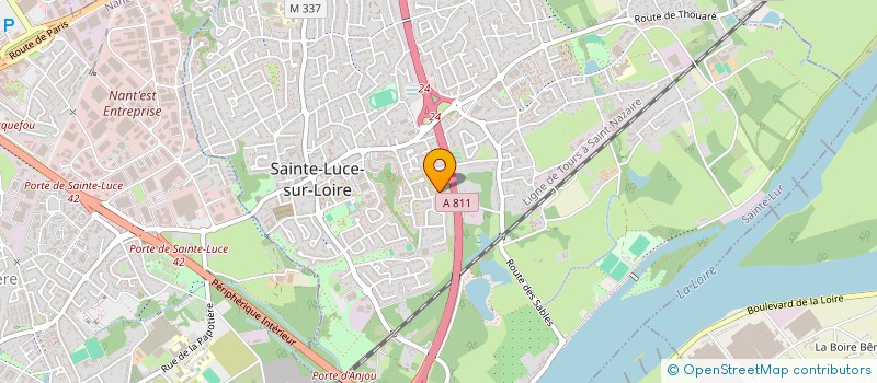 localisation de l'entreprise FRIDA  SAINTE-LUCE-SUR-LOIRE