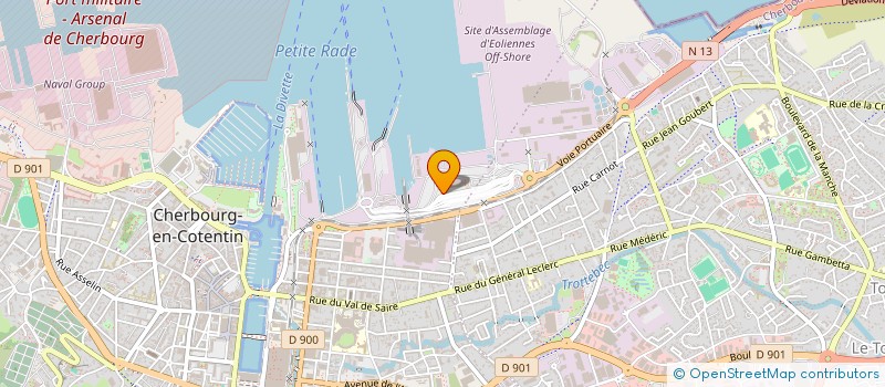 localisation de l'entreprise FRIDA ETC.  CHERBOURG-EN-COTENTIN