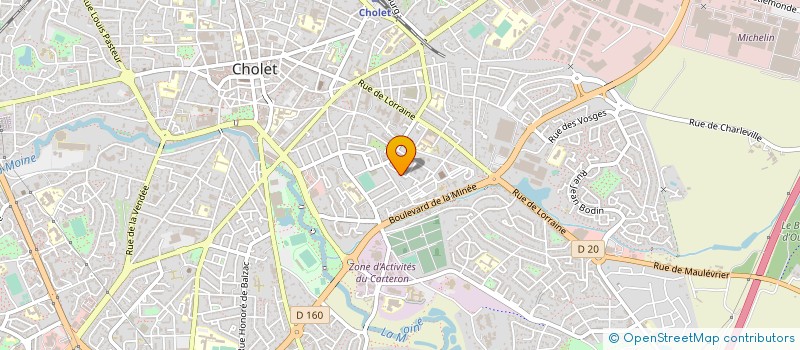 localisation de l'entreprise FRIDA LABEL à CHOLET