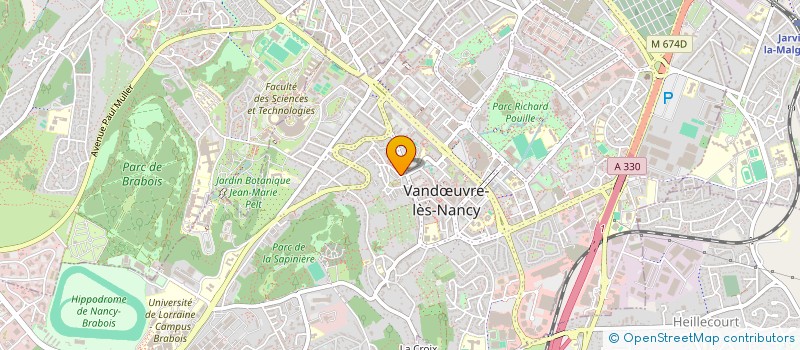 localisation de l'entreprise FRIDERICH ROMAIN TRANSPORTS SERVICES  VANDUVRE-LES-NANCY