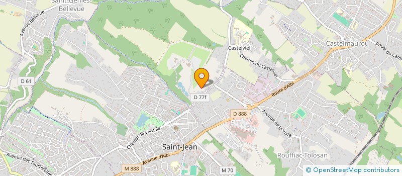 localisation de l'entreprise FRIDGEL à ROUFFIAC-TOLOSAN