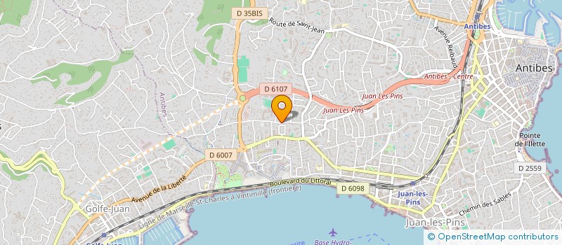 localisation de l'entreprise FRIDHEM à ANTIBES
