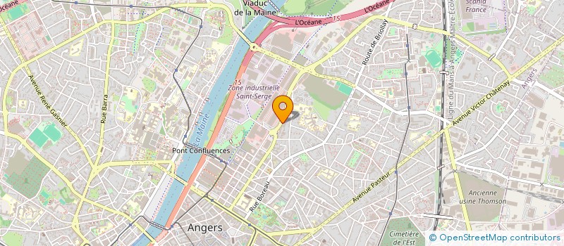 localisation de l'entreprise FRIDIS  ANGERS